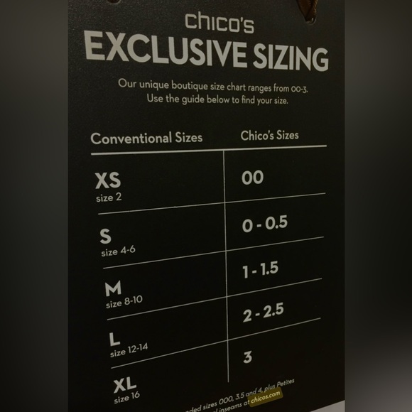 Chico's Platinum Denim Dark Blue Women's Cropped Jeans Size 2.5 (Size 14) - Picture 5 of 5